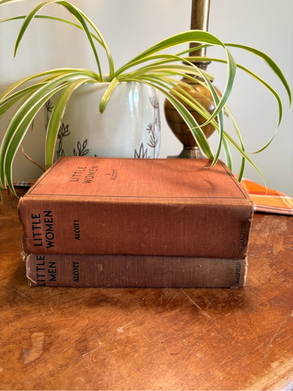 Classic Brown Hardcover Book Set - Little Women/Men by Alcott